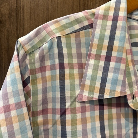 L.L. Bean Women’s 2X Plaid Button Down Shirt Wrinkle Free Top - Picture 3 of 11